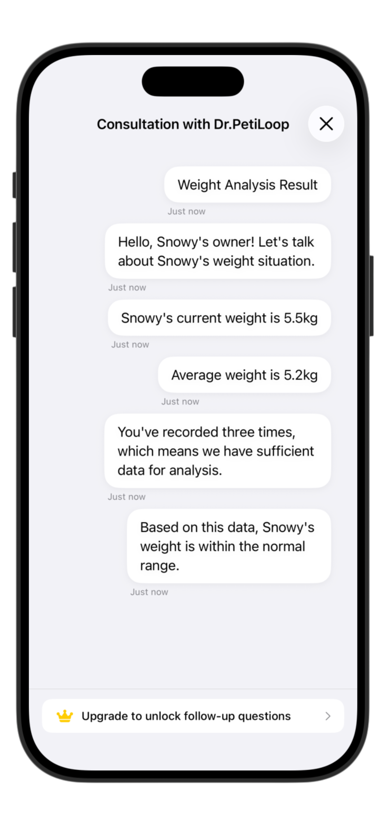 Health Monitoring Feature
