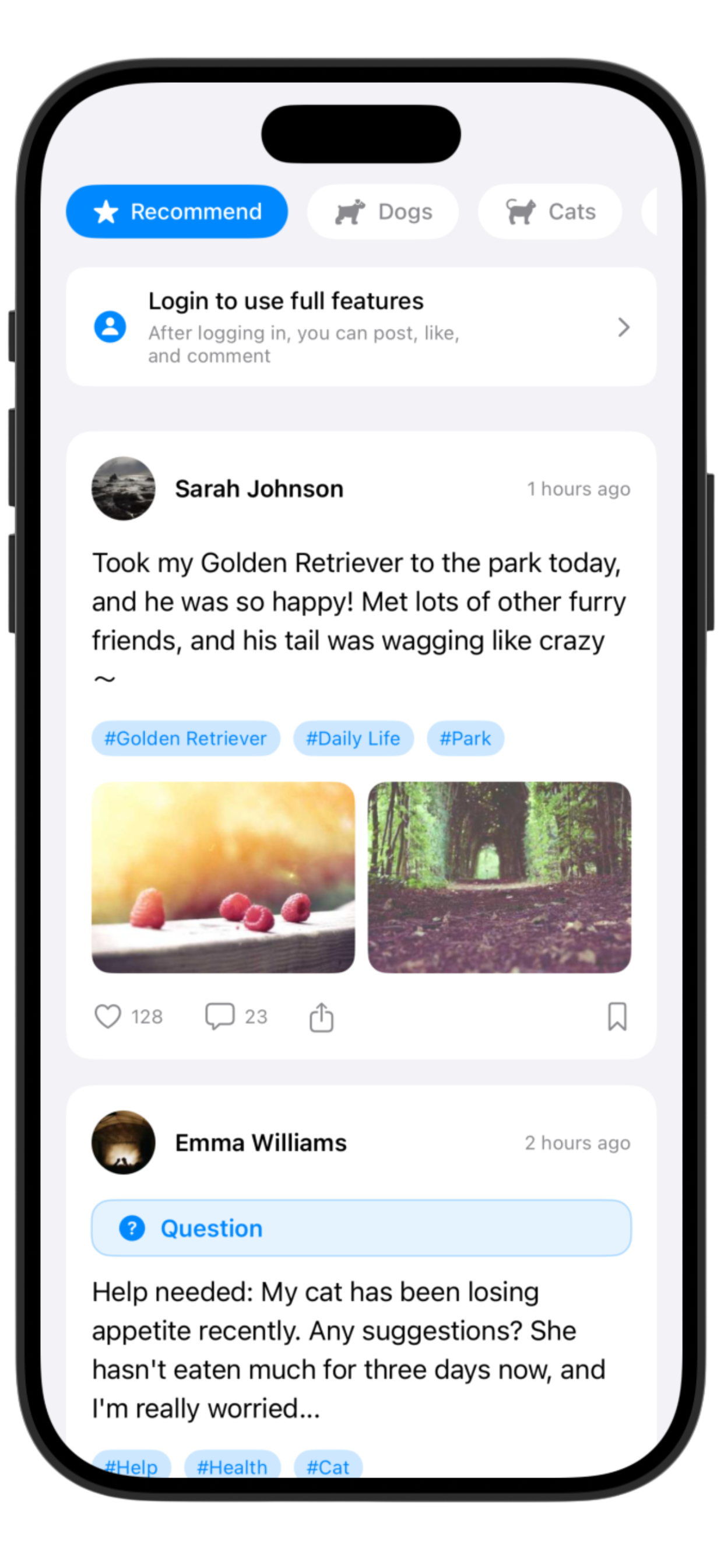 Weight Tracking Feature